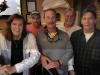 Bourbon St. - where musicians meet: Dave Sherman, Barry Reichart (owner/chef), Mark Rierson (One Night Stand), Jack Worthington & Rick Kennedy.
